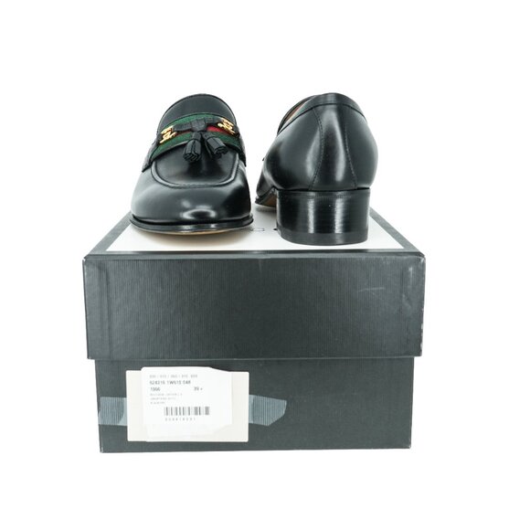 Gucci Women's Paride Horsebit Tassel Leather Loafers - Picture 5 of 8